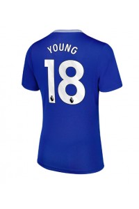 Fotbalové Dres Everton Ashley Young #18 Dámské Domácí Oblečení 2024-25 Krátký Rukáv